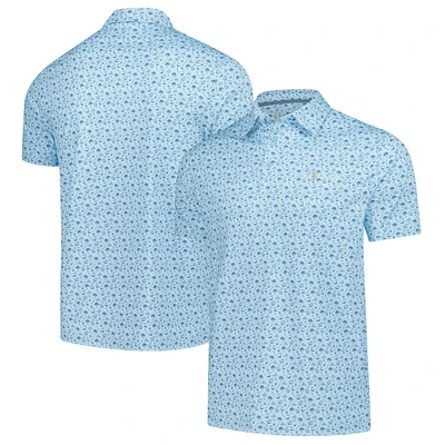 Polo imprimé Florida bleu clair THE PLAYERS pour homme avec tabouret de bar