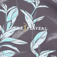 Men's Flomotion Charcoal THE PLAYERS Birds of Paradise Polo