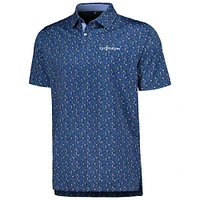 Men's FootJoy Navy THE PLAYERS Custom Print Performance Polo