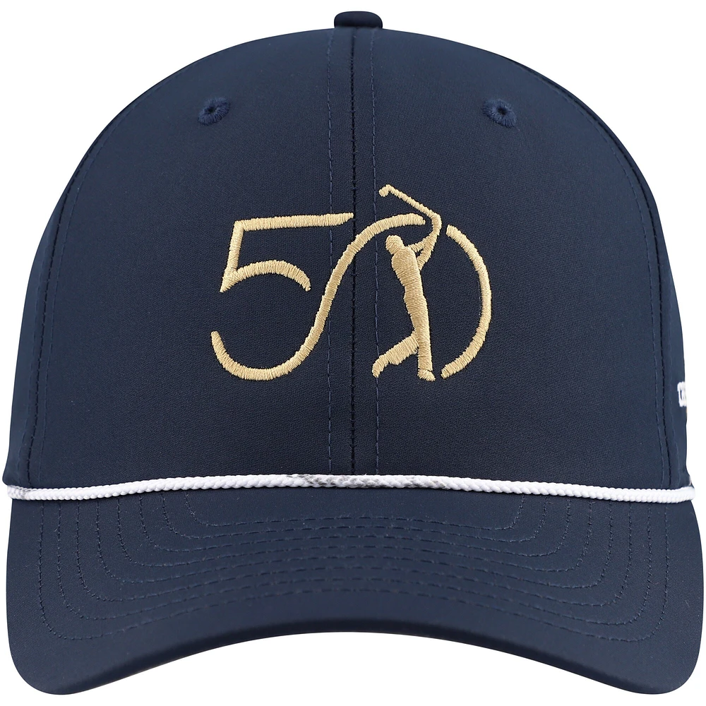 Men's Imperial Navy THE PLAYERS 50th Anniversary The Wingman Rope Adjustable Hat