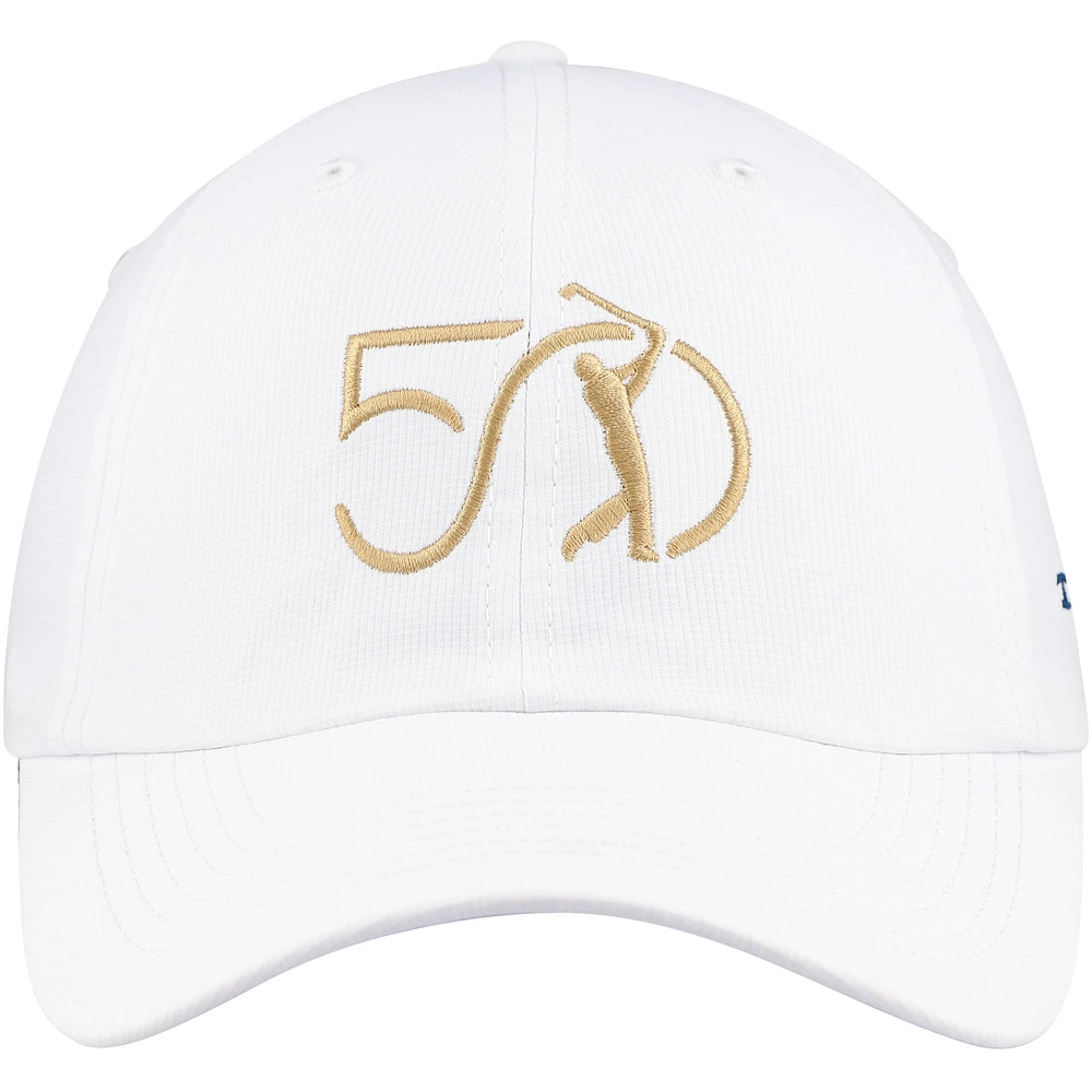 Men's Imperial  White THE PLAYERS 50th Anniversary The Original Performance Adjustable Hat