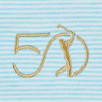 Men's johnnie-O Aqua THE PLAYERS 50th Anniversary Hybrid Quarter-Zip Hoodie