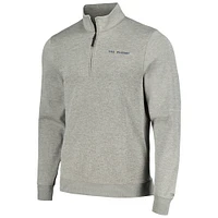 Men's Nike Heather Gray THE PLAYERS Player Performance Half-Zip Top