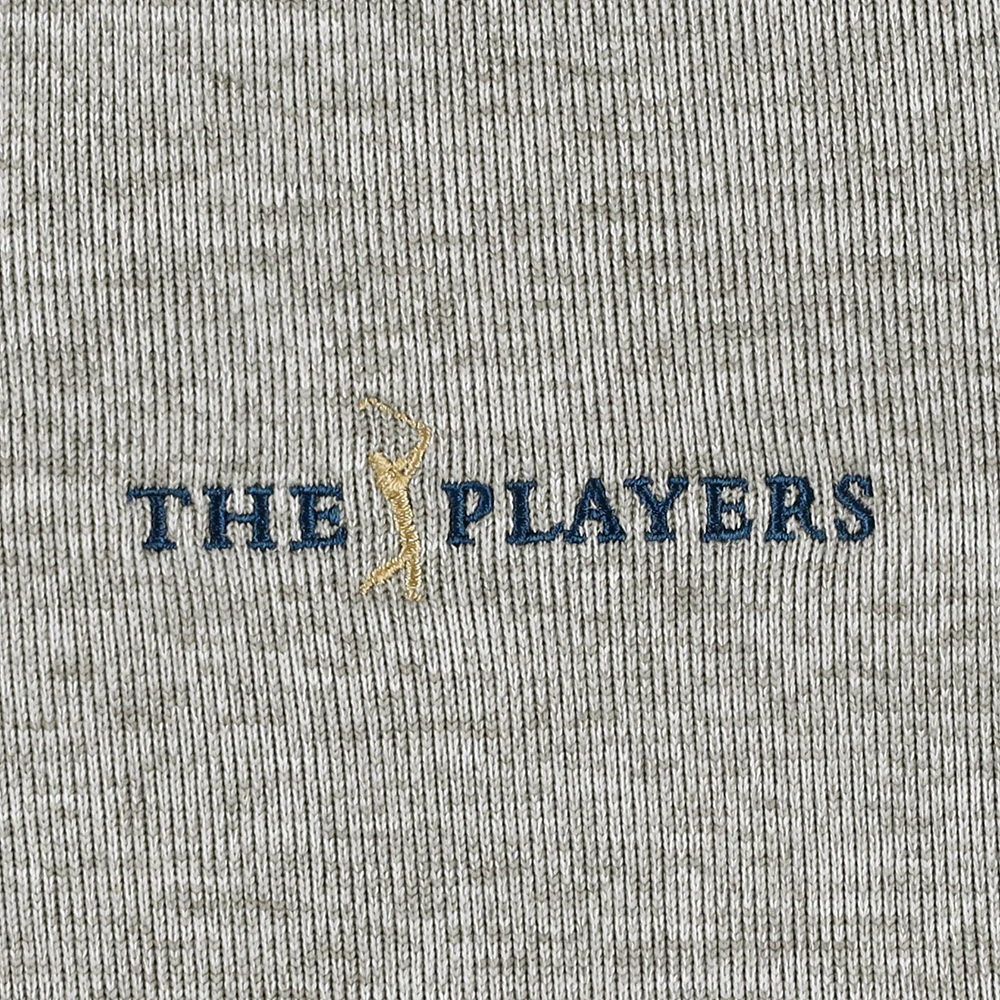 Men's Nike Heather Gray THE PLAYERS Player Performance Half-Zip Top