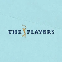 Men's Peter Millar Aqua/Navy THE PLAYERS Merge Hybrid Raglan Full-Zip Jacket