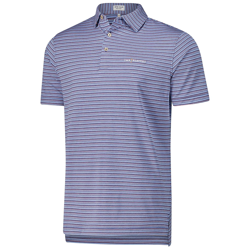 Men's Peter Millar Navy THE PLAYERS Fairmont Performance Jersey Polo
