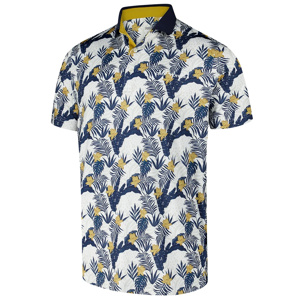 Men's Puma White THE PLAYERS MATTR Tropic Polo