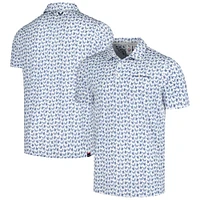 Polo blanc Puma THE PLAYERS Volition Bald Eagle pour hommes