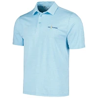 Men's Under Armour Heather Light Blue THE PLAYERS Playoff 3.0 Polo