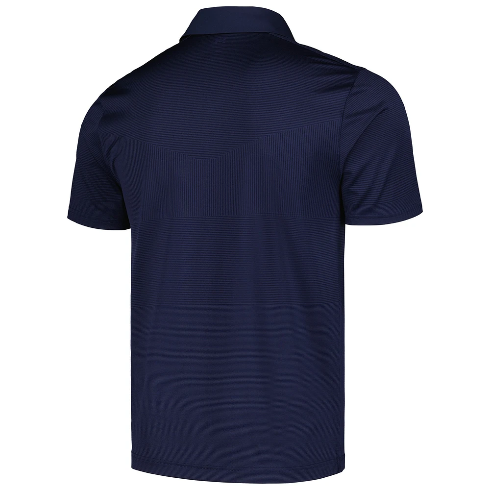 Men's Under Armour Navy THE PLAYERS Tour Tips Jacquard Polo