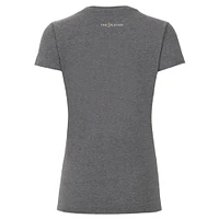 Women's Ahead  Gray THE PLAYERS Palm Trees Vista V-Neck T-Shirt