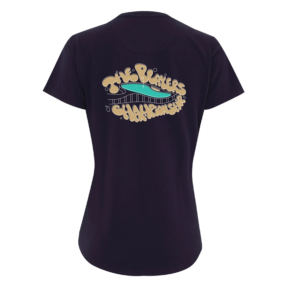 Women's Ahead  Navy THE PLAYERS Gator Aurora T-Shirt