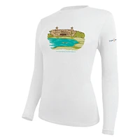 T-shirt blanc à manches longues THE PLAYERS Clubhouse Chelsea pour femmes