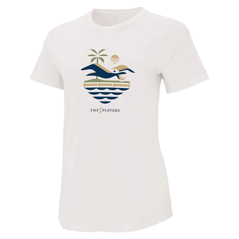 T-shirt Ahead blanc THE PLAYERS Seagul Island Green Aurora pour femme