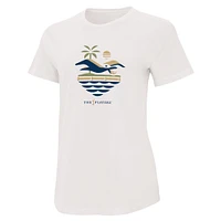 T-shirt Ahead blanc THE PLAYERS Seagul Island Green Aurora pour femme