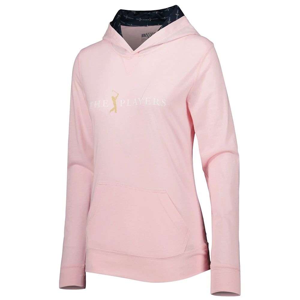 Women's Levelwear Pink THE PLAYERS Recovery Pullover Hoodie