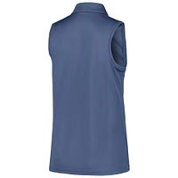 Women's Nike Blue THE PLAYERS Victory Performance Sleeveless Polo
