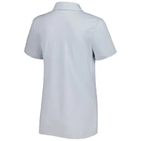 Women's Nike Gray THE PLAYERS Victory Performance Polo