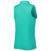 Women's Nike Mint THE PLAYERS Victory Solid Performance Sleeveless Polo