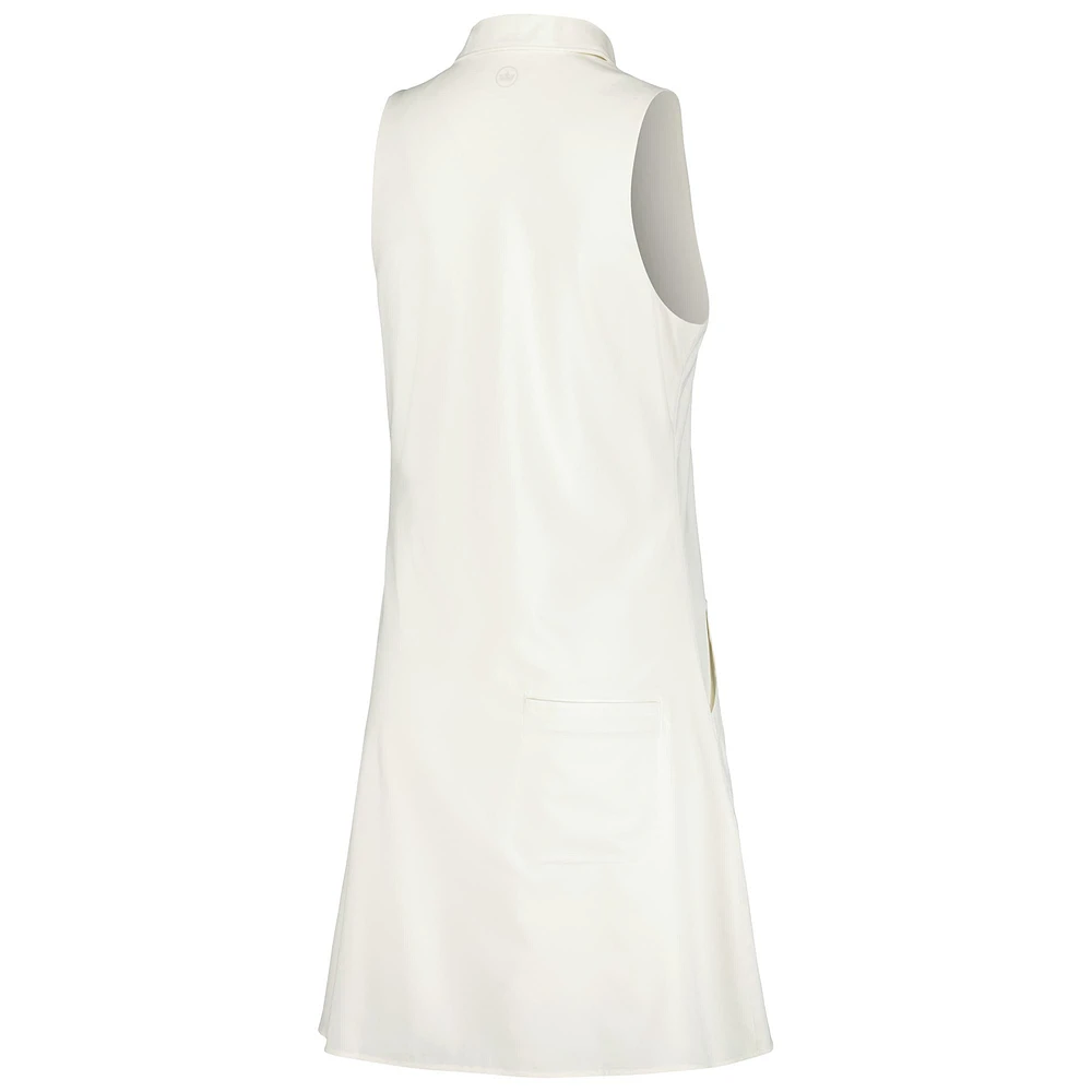 Women's Peter Millar Cream 2024 THE PLAYERS Carner Quarter-Zip Sport Dress