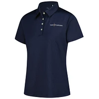 Women's Puma Navy THE PLAYERS Animal Deboss MATTR Polo