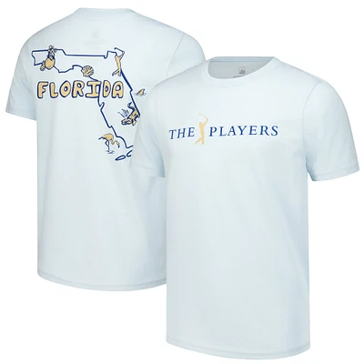 T-shirt bleu clair pour jeunes Flomotion THE PLAYERS Florida Outline