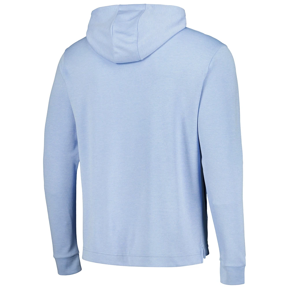 Men's FootJoy Light Blue Zurich Classic Lightweight Pullover Hoodie