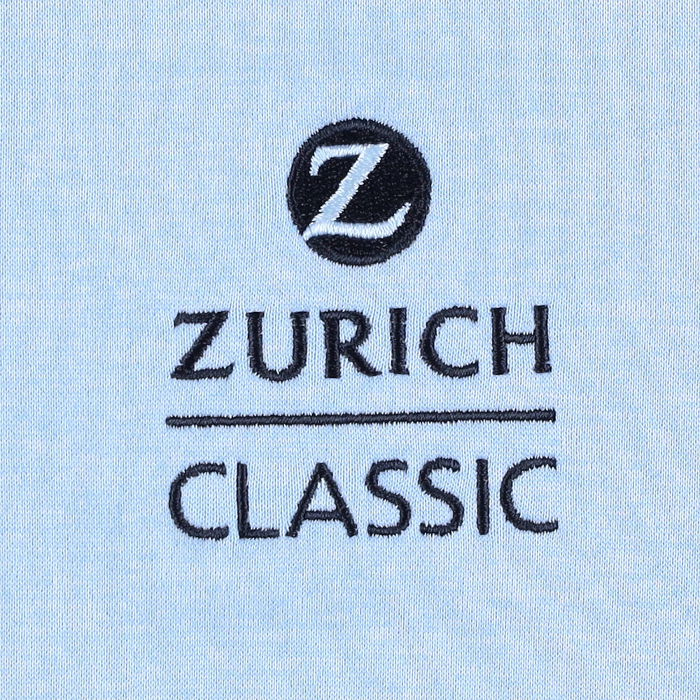Men's FootJoy Light Blue Zurich Classic Lightweight Pullover Hoodie