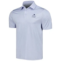 Men's Under Armour Blue The Zurich Classic Playoff 3.0 Coral Jacquard Polo