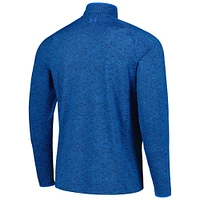 Men's Under Armour Blue The Zurich Classic Shellrix Print Raglan Quarter-Zip Top
