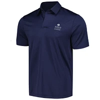 Men's Under Armour Navy The Zurich Classic Tips Jacquard Polo
