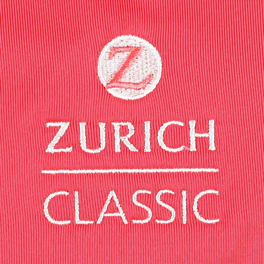 Women's Under Armour Pink The Zurich Classic Tee To Green Polo