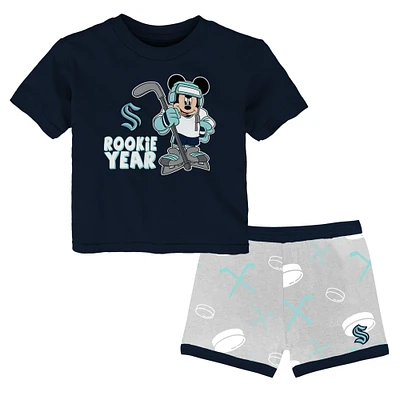 Toddler Seattle Kraken Disney Rookie Year T-Shirt & Shorts Set