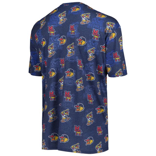 T-shirt à imprimé Royal Toledo Mud Hens pour homme