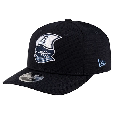 Casquette extensible à bouton-pression New Era bleu marine pour homme, Toronto Argonauts Sideline Alternate 9SEVENTY