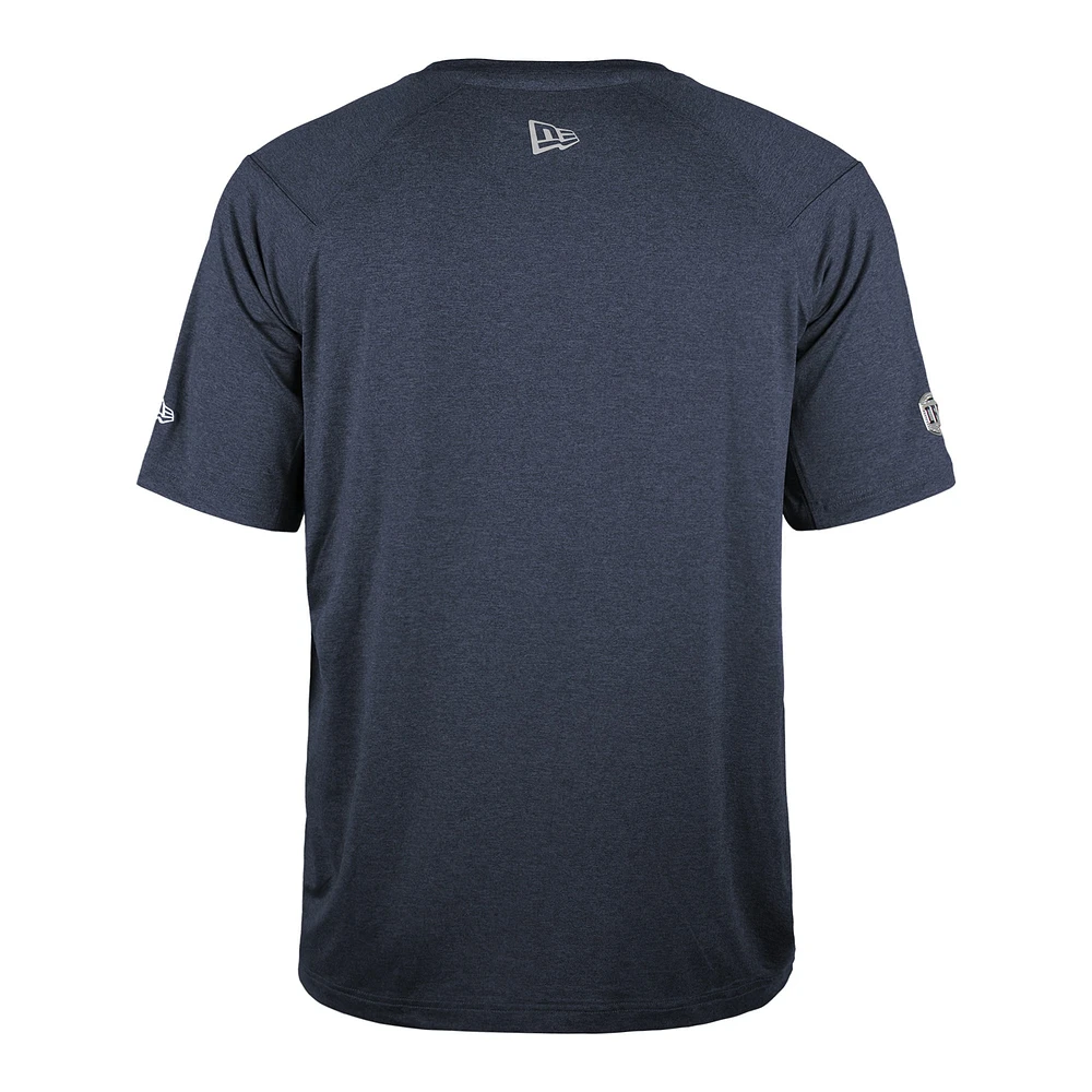 Men's New Era  Navy Toronto Argonauts Sideline Varsity Performance T-Shirt