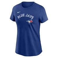 Women's Nike Vladimir Guerrero Jr. Royal Toronto Blue Jays Name & Number T-Shirt