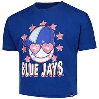 T-shirt à manches mi-longues de l'équipe des Blue Jays Toronto New Era pour jeune fille