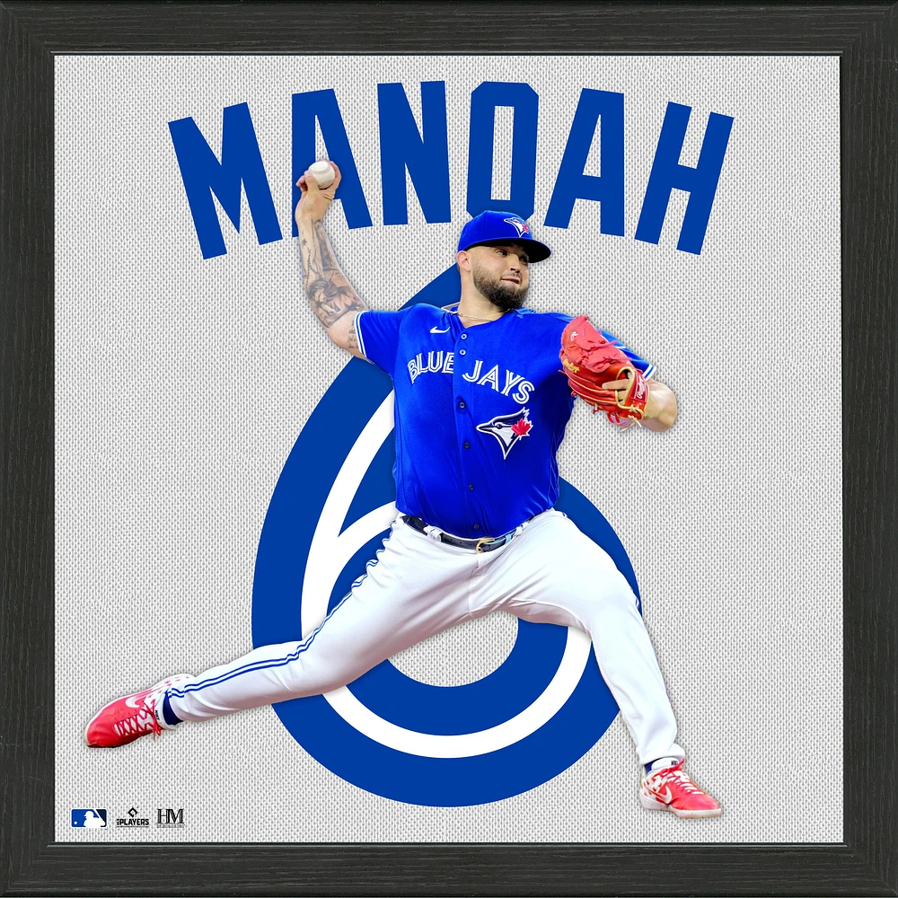 Highland Mint Alek Manoah Toronto Blue Jays 13" x 13" Impact Jersey Framed Photo