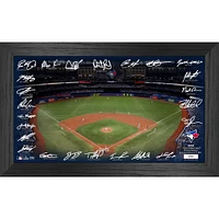 Highland Mint Toronto Blue Jays 12" x 20" Facsimile Signature Team Field - Framed Photo