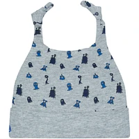Infant New Era  Heather Gray Toronto Blue Jays Critter Cuffed Knit Hat