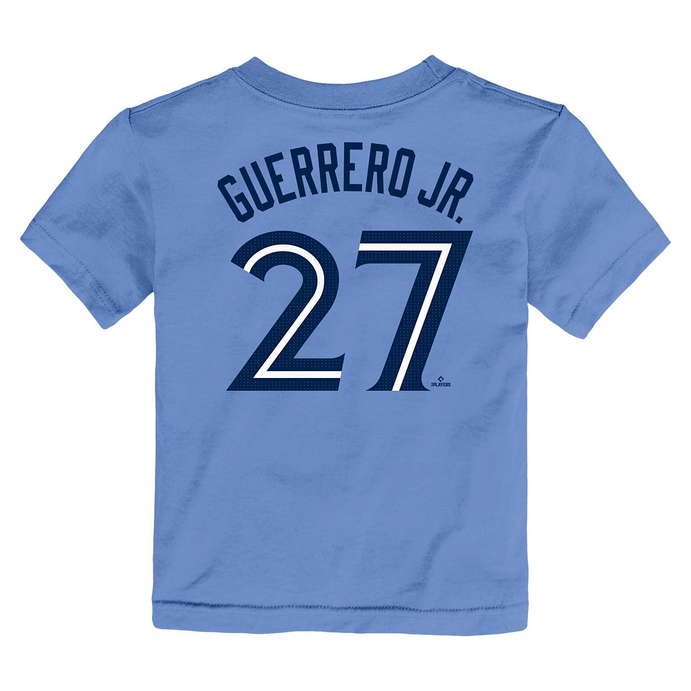Infant Nike Vladimir Guerrero Jr. Powder Blue Toronto Jays Name & Number T-Shirt