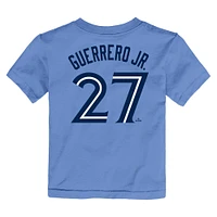 Infant Nike Vladimir Guerrero Jr. Powder Blue Toronto Jays Name & Number T-Shirt