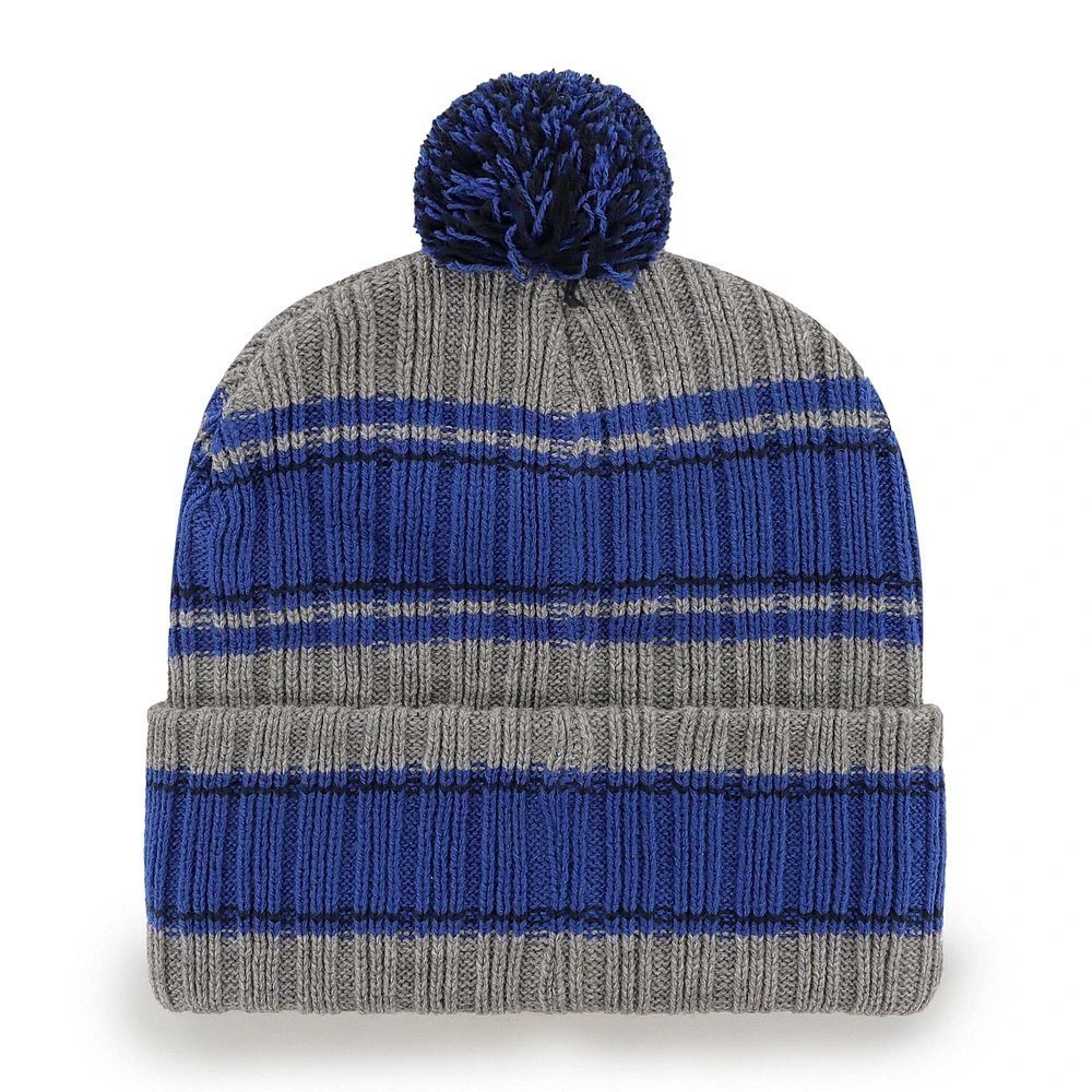 Men's '47 Gray Toronto Blue Jays Rexford Cuffed Knit Hat with Pom