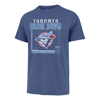 Men's '47  Royal Toronto Blue Jays Cooperstown Collection Borderline Franklin T-Shirt