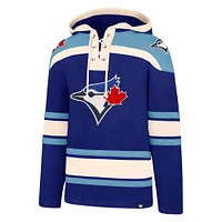 Men's '47 Royal Toronto Blue Jays Lacer - Pullover Hoodie