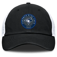Men's Fanatics Black/White Toronto Blue Jays Averies Adjustable Hat
