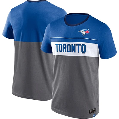 Men's Fanatics Royal/Gray Toronto Blue Jays Claim The Win - T-Shirt
