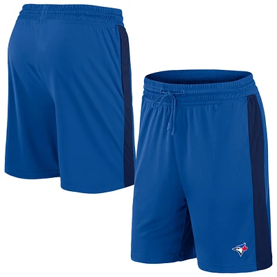 Men's Fanatics Royal/Navy Toronto Blue Jays Iconic Break It Loose Shorts