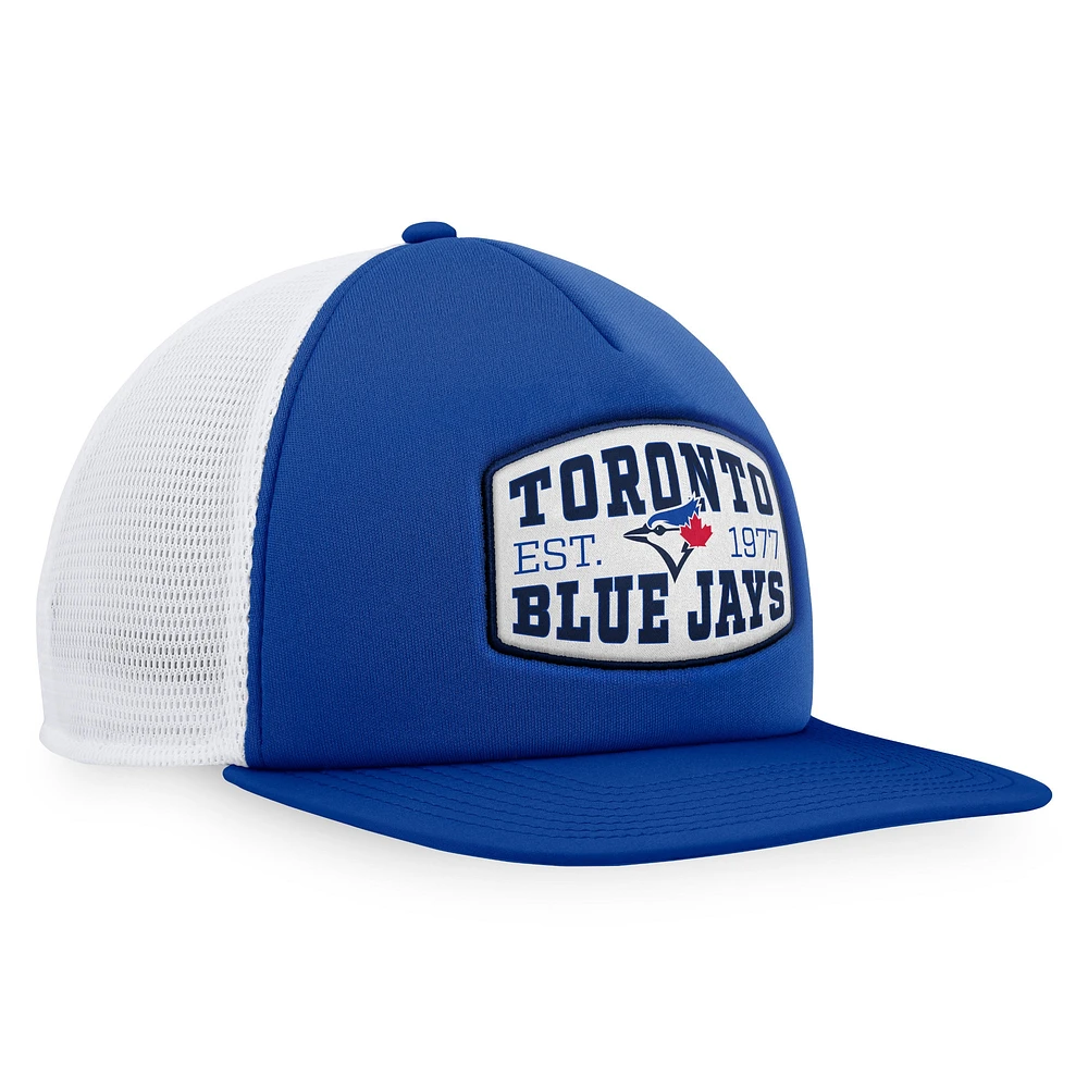 Men's Fanatics  Royal Toronto Blue Jays Foam Front Patch Trucker Snapback Hat